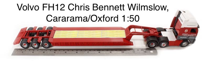 Chris bennett Wilmslow Volvo FH12 - Cararama/Oxford 1:50 toy car collectible - Main Image 2