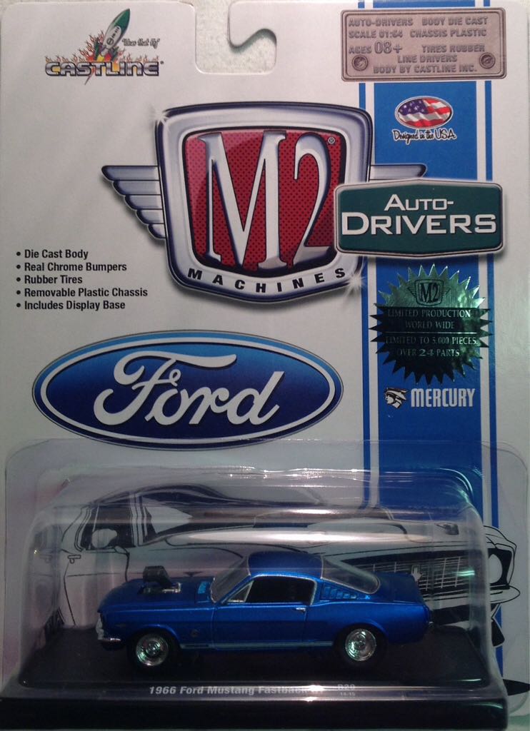 1966 Ford Mustang Fastback GT - Auto-drivers toy car collectible - Main Image 1
