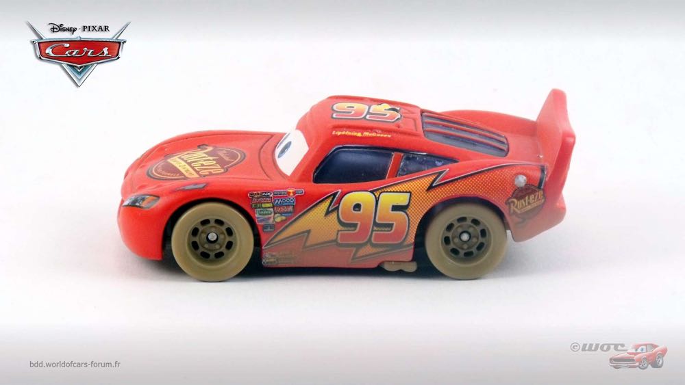 Dirt Track McQueen - (2007 - Supercharged) SINGLES (44) toy car collectible - Main Image 4
