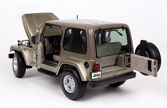 Jeep Wrangler Sahara - Bburago toy car collectible - Main Image 2