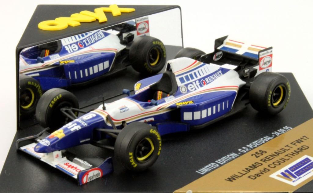 Williams Renault FW17 D. Coulthard - Onyx toy car collectible - Main Image 2