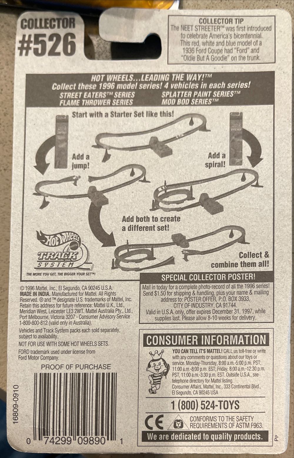 Cool Hood Scoop - Neet Streeter toy car collectible - Main Image 2