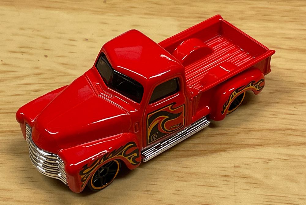 *Chevy Pickup ’52, Red w/Flames - Hot Wheels - Multipack toy car collectible - Main Image 2