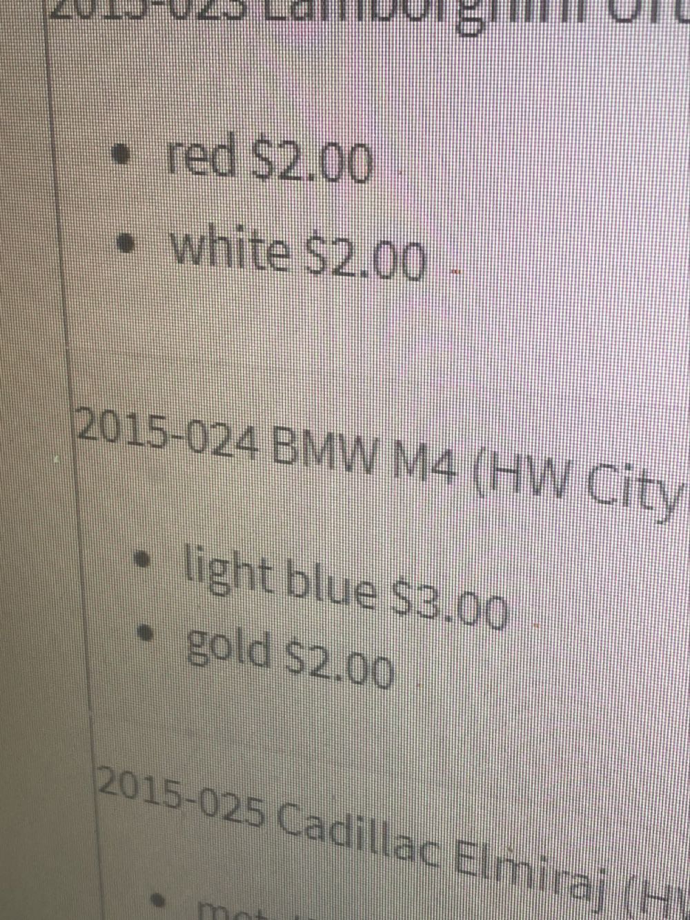 BMW M4 - HW City toy car collectible - Main Image 3