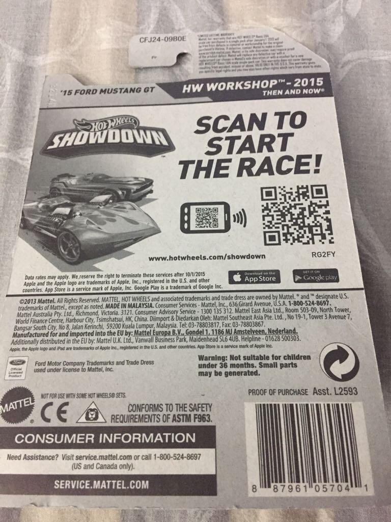 ’15 Ford Mustang GT - HW Workshop-2015 Then And Now toy car collectible - Main Image 2