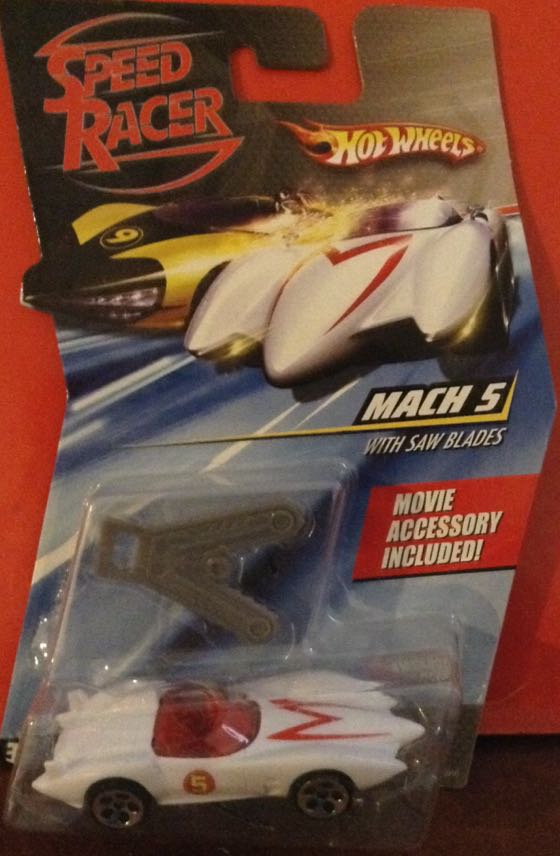 Hotwheels Speed Racer Mach 5 with Saw Blades toy car collectible - Main Image 1