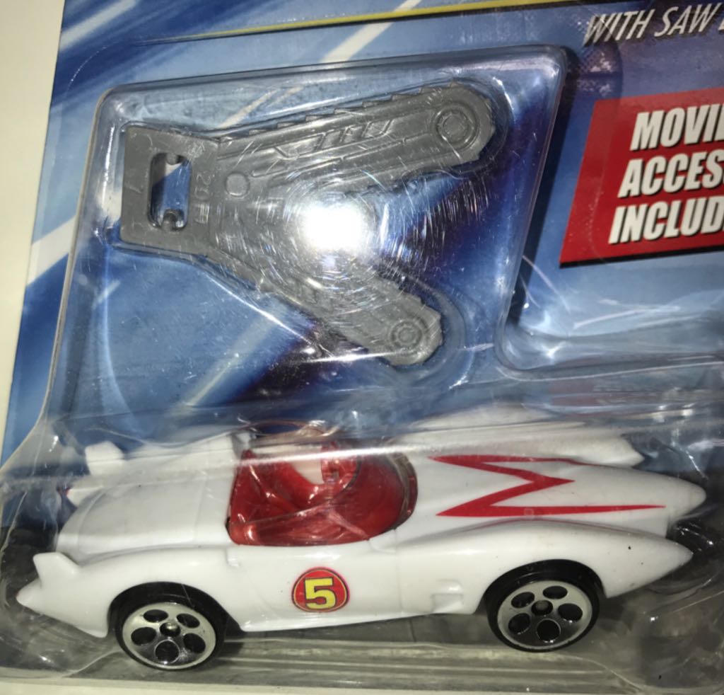 Hotwheels Speed Racer Mach 5 with Saw Blades toy car collectible - Main Image 2