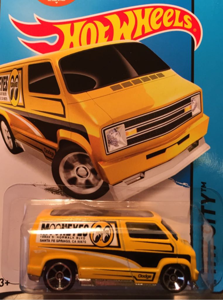 Custom 77 Dodge Van - HW City toy car collectible - Main Image 1