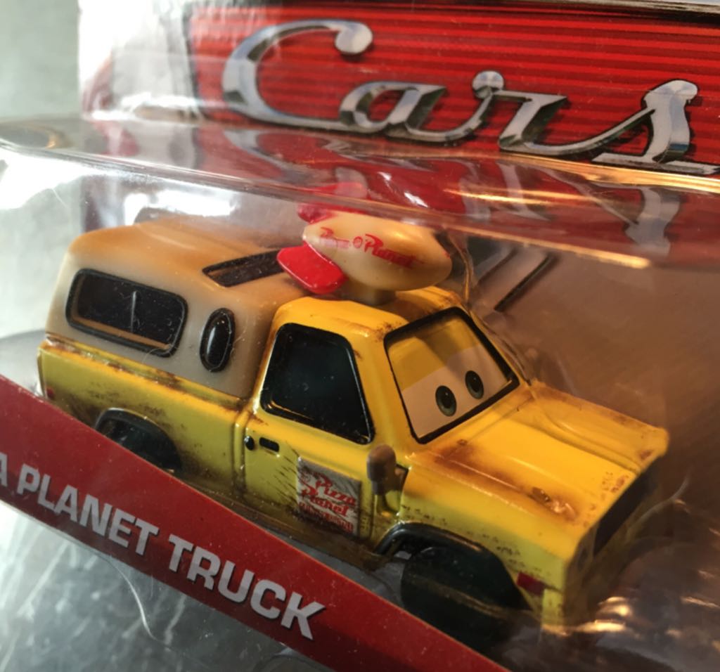 Cars: Todd Pizza Planet Truck - RSN Racing Sports Network toy car collectible - Main Image 2