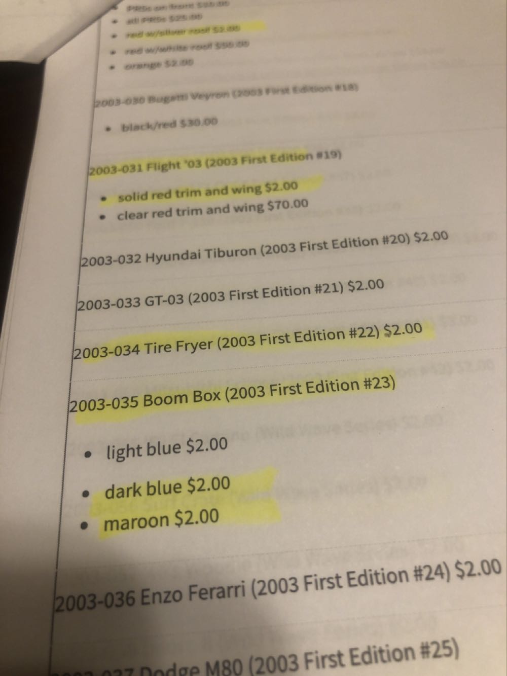 Boom Box - 2003 First Editions toy car collectible - Main Image 2