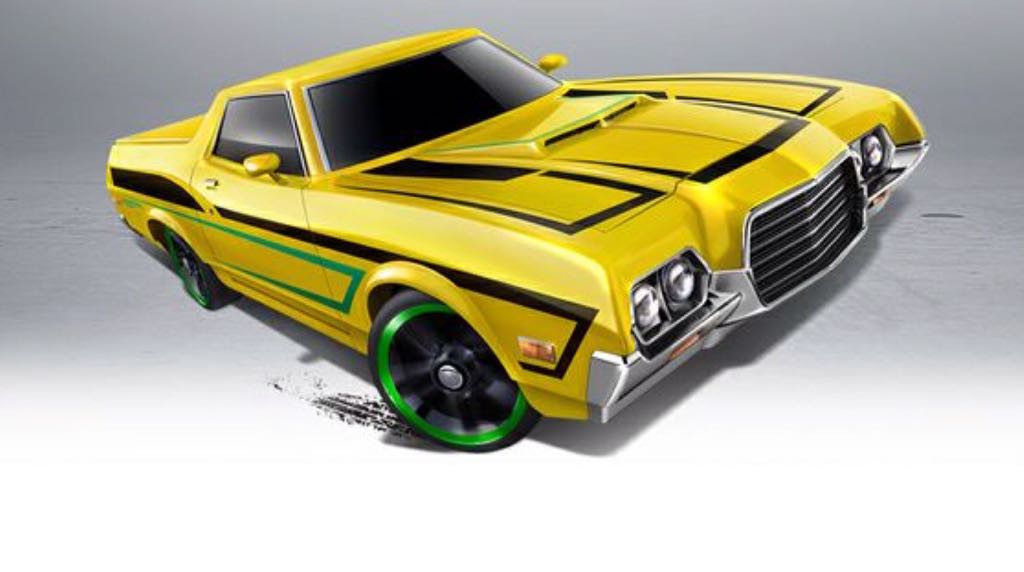 ’72 Ford Ranchero - HW OFF-ROAD™ toy car collectible - Main Image 2