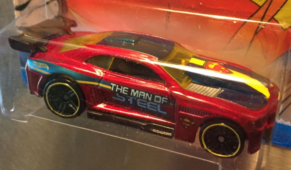 Custom 2011 Camaro - HW Superman toy car collectible - Main Image 2