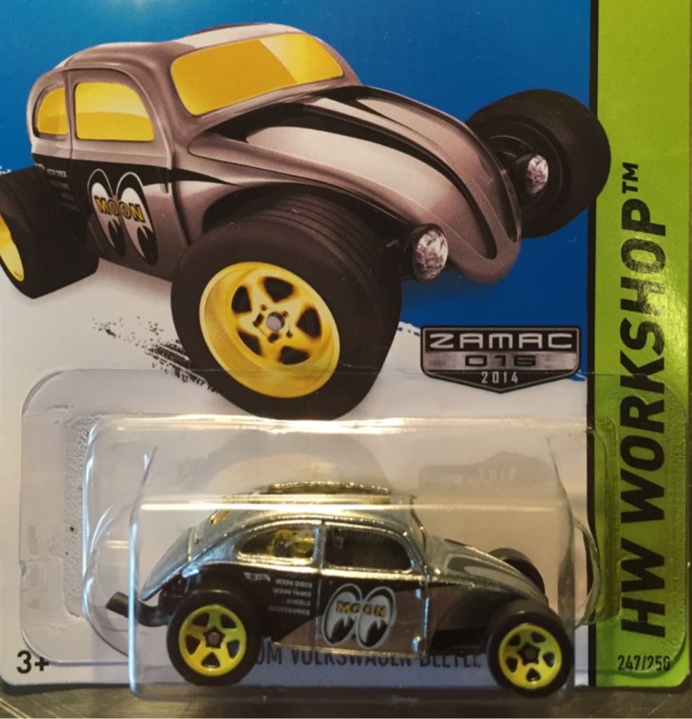 Custom Volkswagen Beetle - HW WORKSHOP toy car collectible - Main Image 1