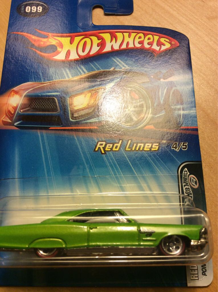 ’65 Pontiac Bonneville - 2005 Red Lines Series toy car collectible - Main Image 1