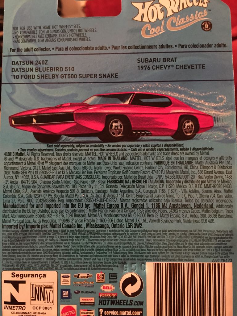 10 Ford Shelby Gt500 Super  toy car collectible - Main Image 2