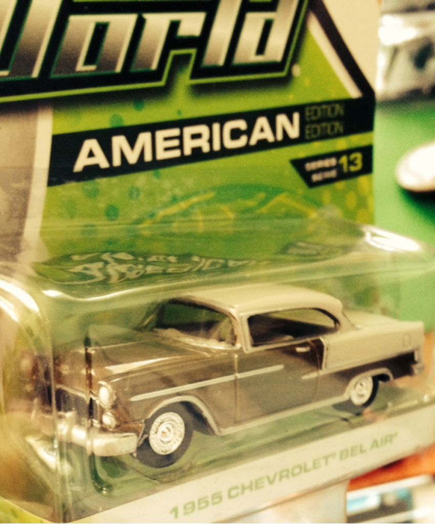 GreenLight - 1955 Chevrolet Bel Air - 2015 GL Motor World American Series 13 toy car collectible - Main Image 2