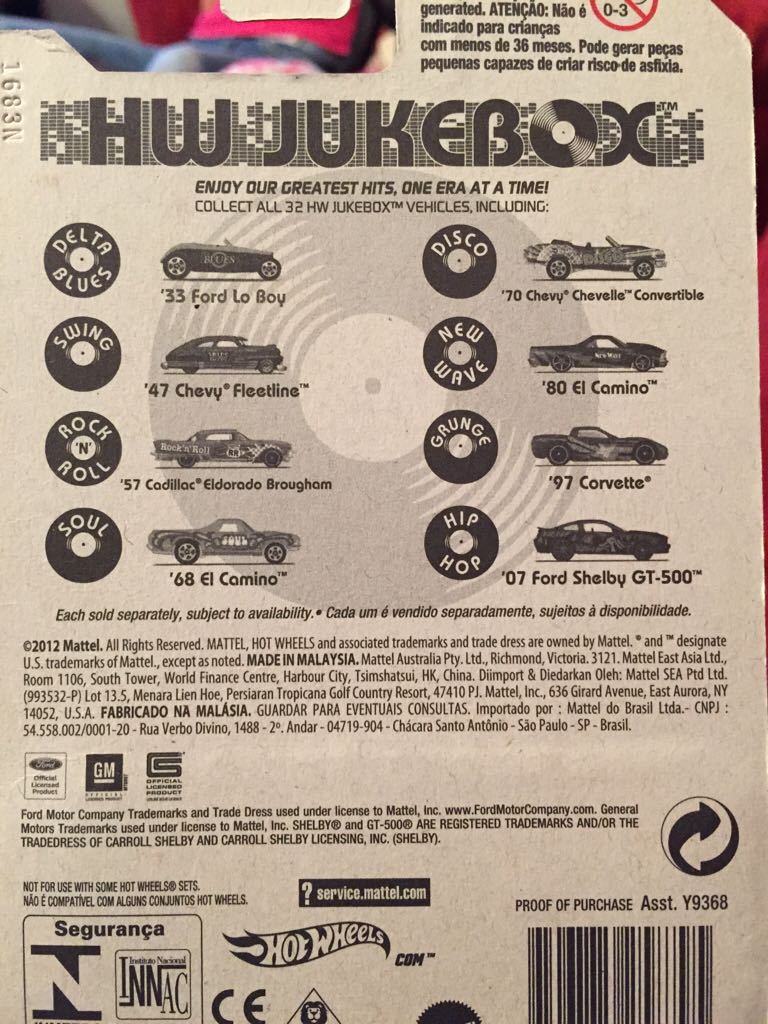 07 Ford Shelby Gt500 Hip Hop  toy car collectible - Main Image 2