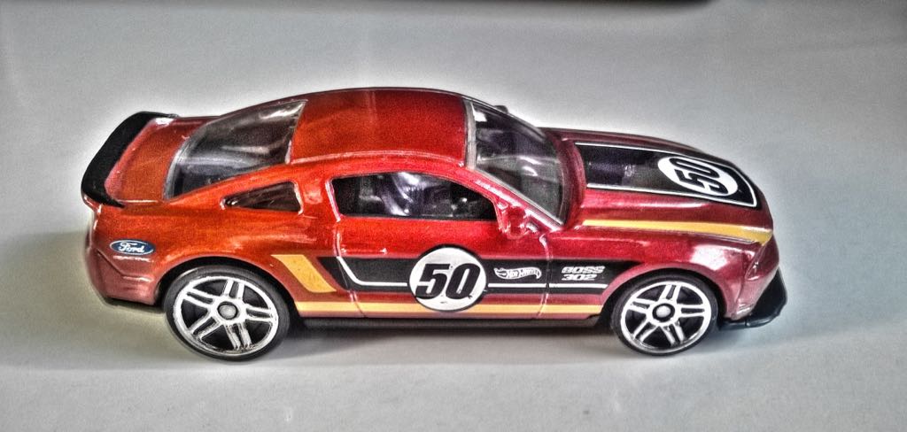 ’12 Ford Mustang Boss 302 Laguna SECA - HW CITY™ Mustang50™ toy car collectible - Main Image 2
