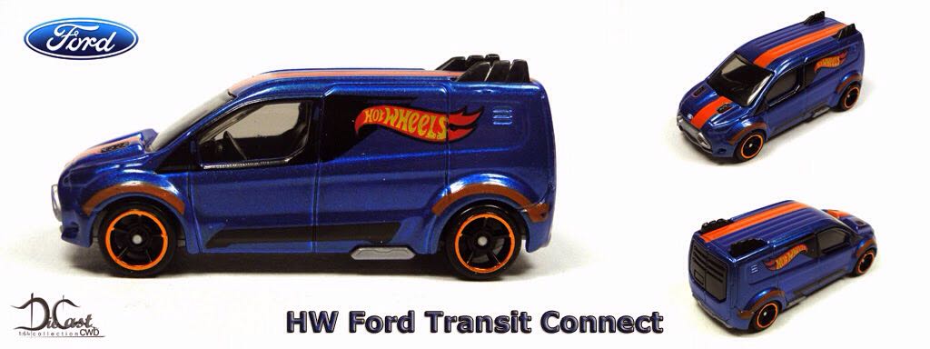 HW FORD TRnsit Connect - HW WORKSHOP™ HW GARAGE™ toy car collectible - Main Image 2