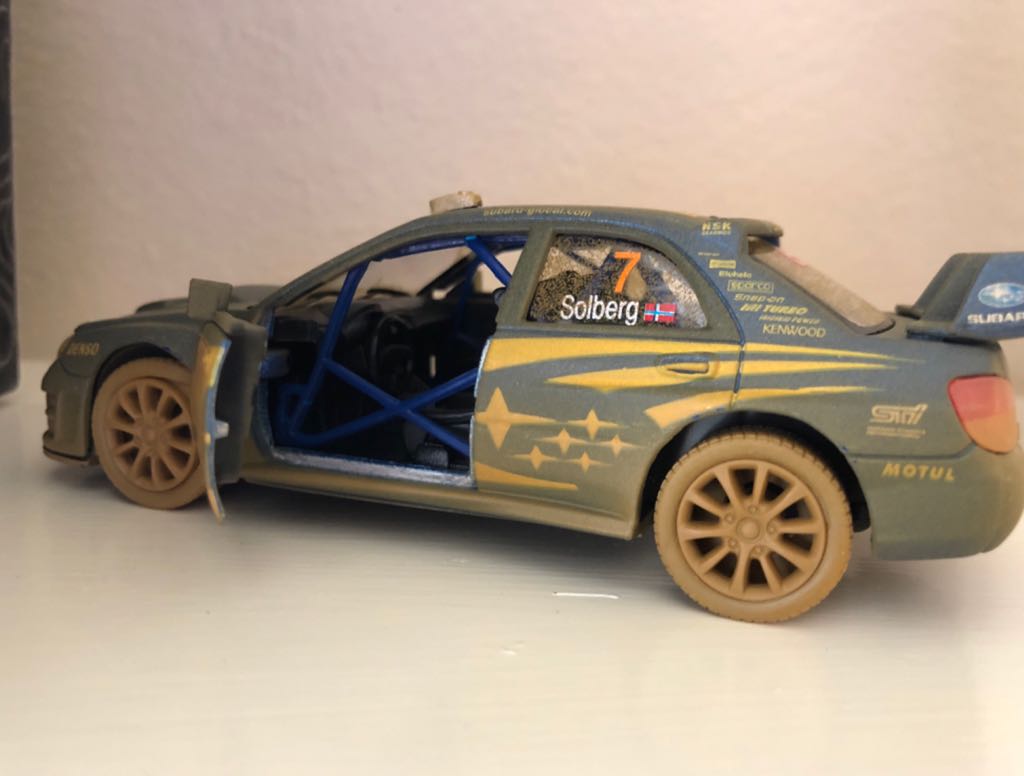 Subaru Impreza WRC 2007 - Kinsmart toy car collectible - Main Image 2