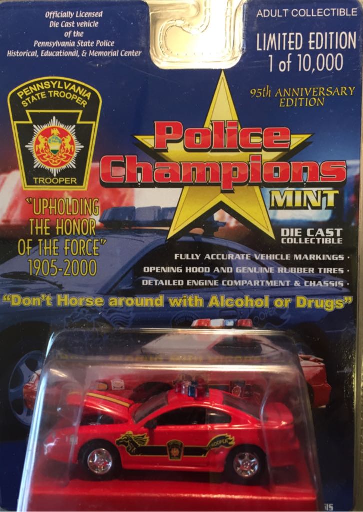 Ford Mustang Cobra - Police Champions Mint toy car collectible - Main Image 1