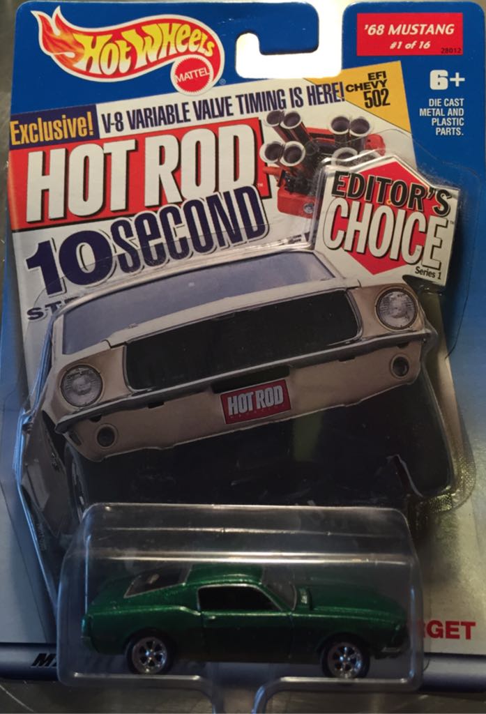 Mustang 1968 - Editor’s Choice toy car collectible - Main Image 1