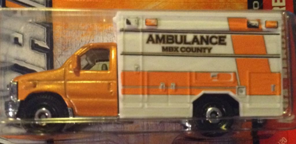 2009 Ford E-350 Ambulance - MBX Heroic Rescue toy car collectible - Main Image 2
