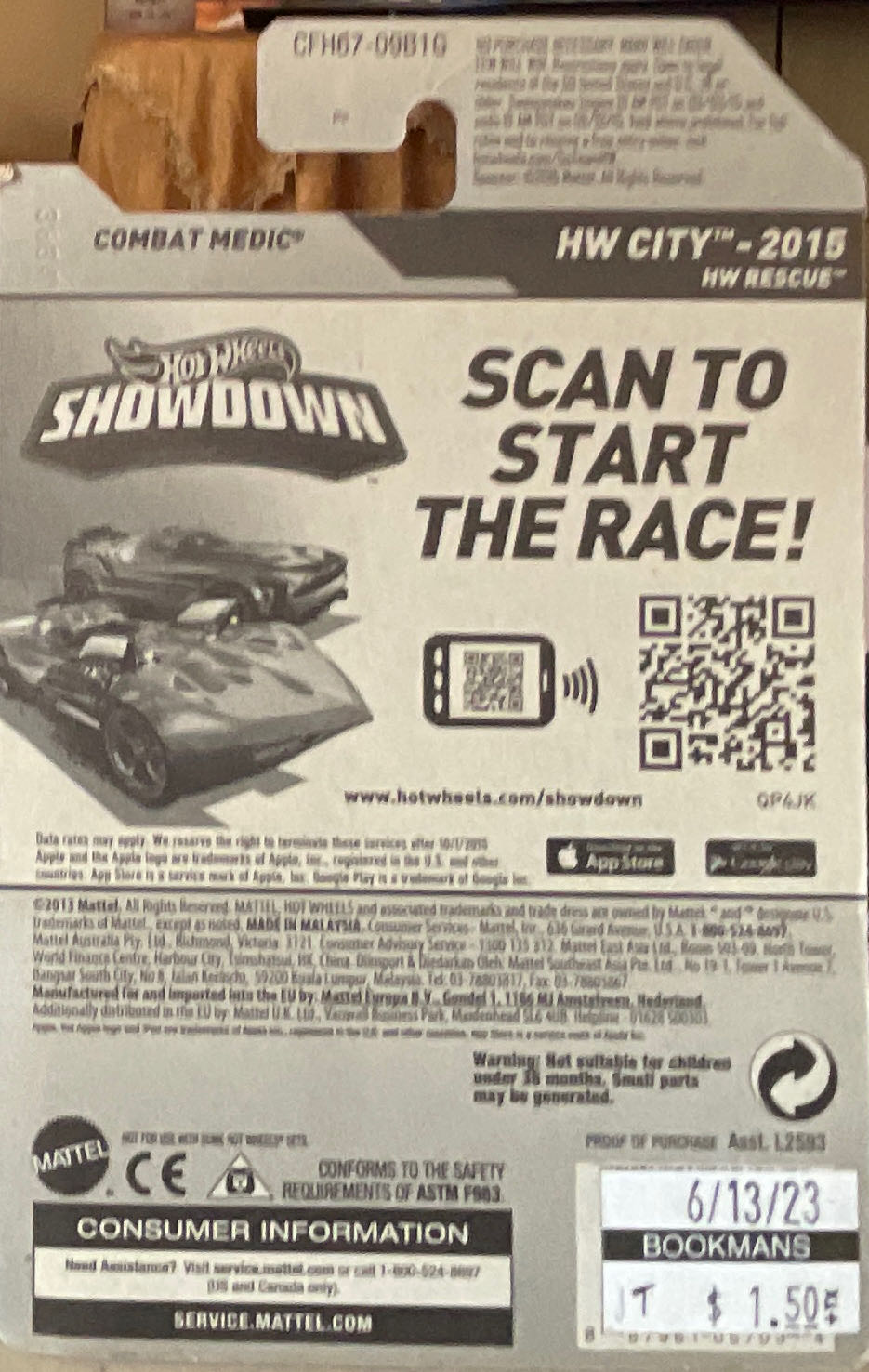 Combat Medic - HW Rescue toy car collectible - Main Image 3