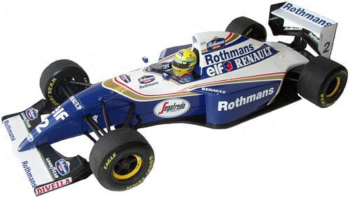 Williams FW16 #2 A. Senna Brazil GP 1994 - 1/43 Avec Casque toy car collectible - Main Image 2