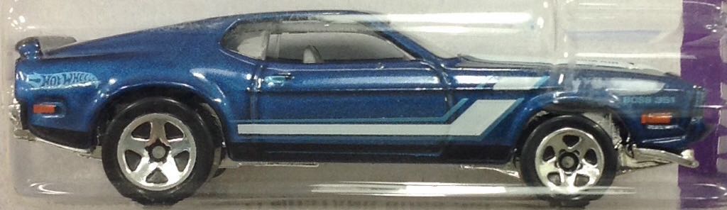 ’71 Mustang Boss 351 - HW Workshop - Then and Now toy car collectible - Main Image 2