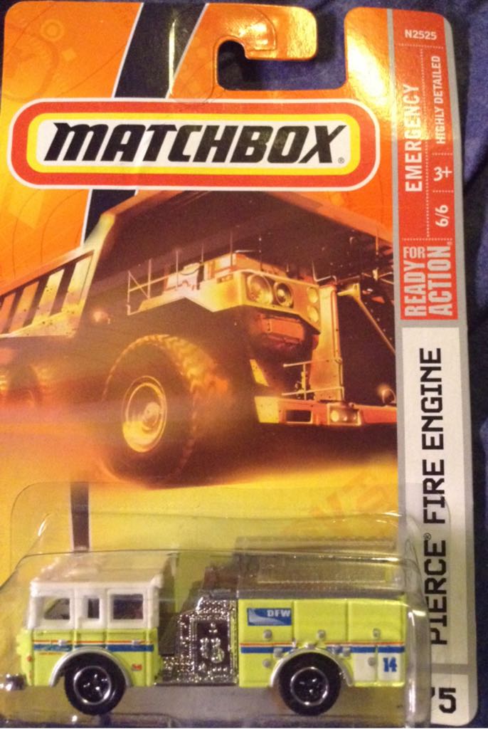 Pierce Fire Engine - Emergency toy car collectible - Main Image 1