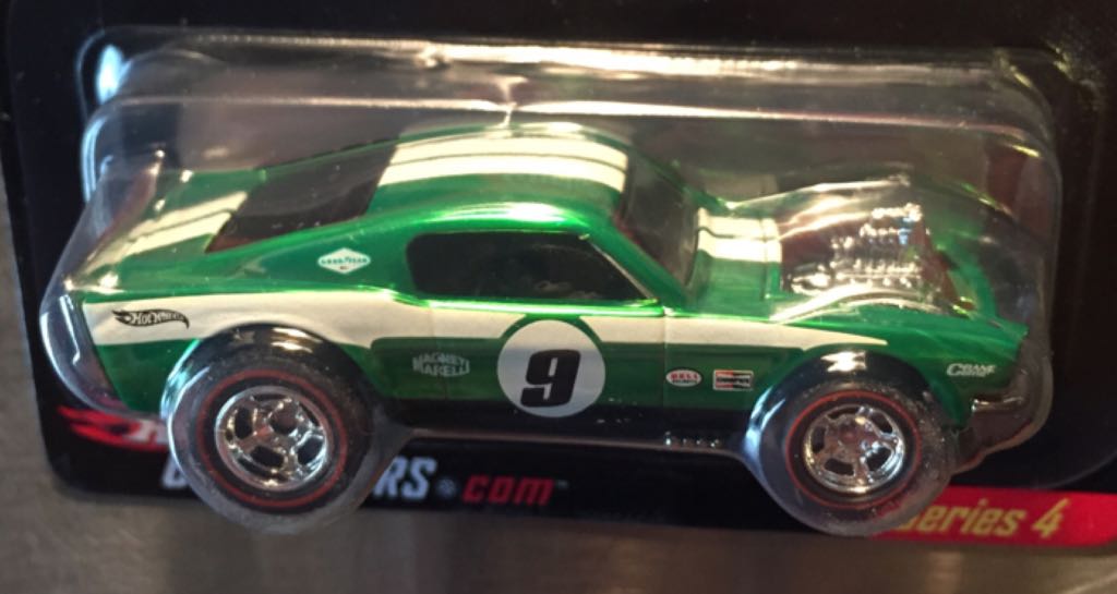 Custom Mustang - HW Real Riders toy car collectible - Main Image 2