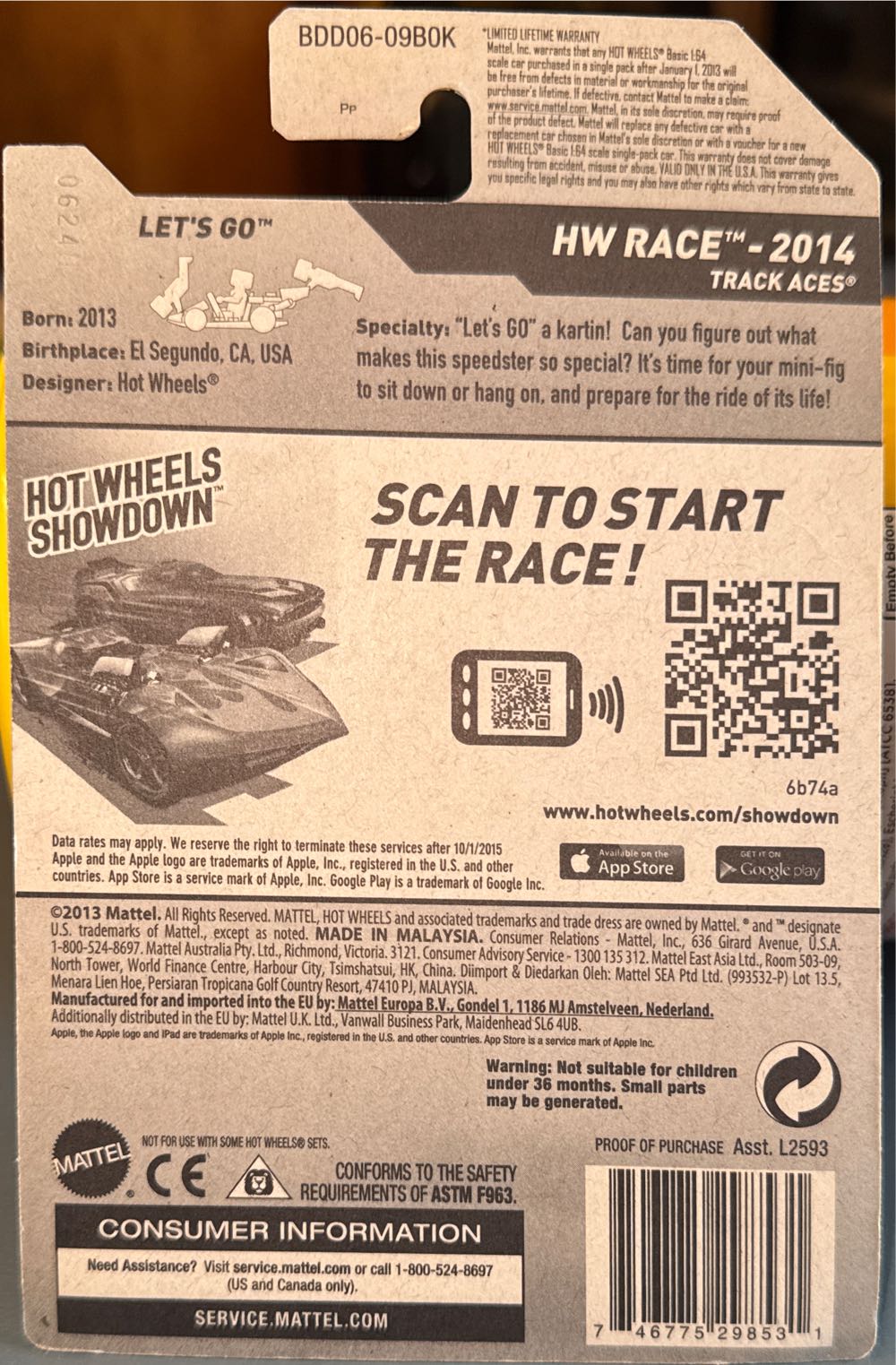 Let’s Go - Track Aces toy car collectible - Main Image 3