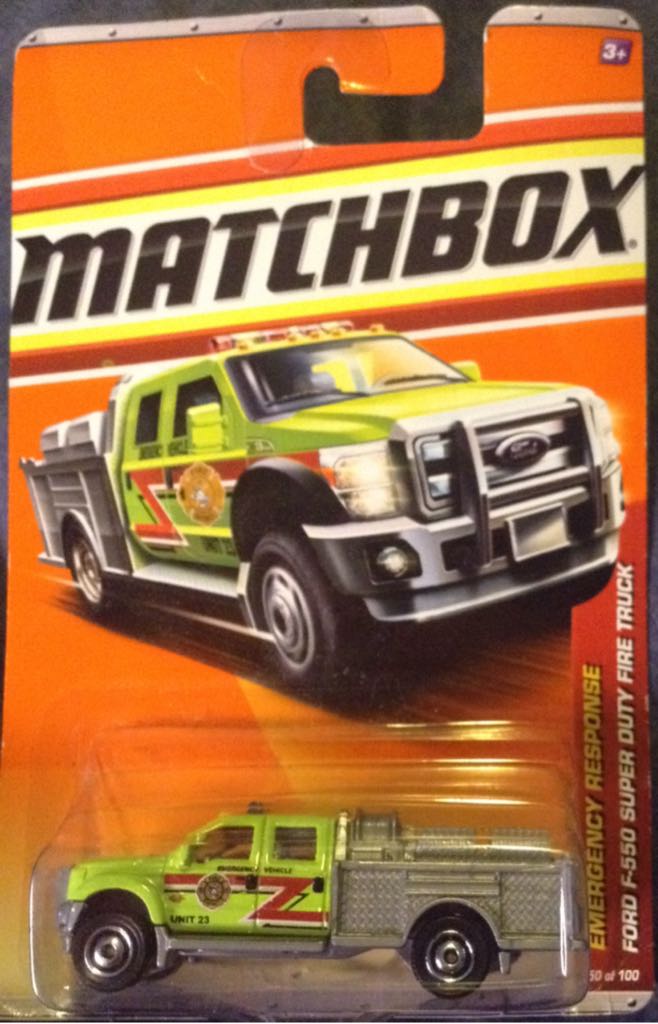 Ford F-550 Super Duty Fire Truck - Emergency Response toy car collectible - Main Image 1