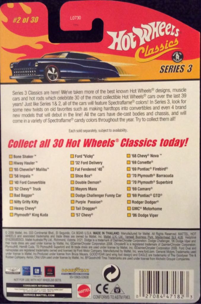 Hot Wheels Classics Series 3: Hiway Hauler - 2006 Hot Wheels Classic Series 3 toy car collectible - Main Image 2