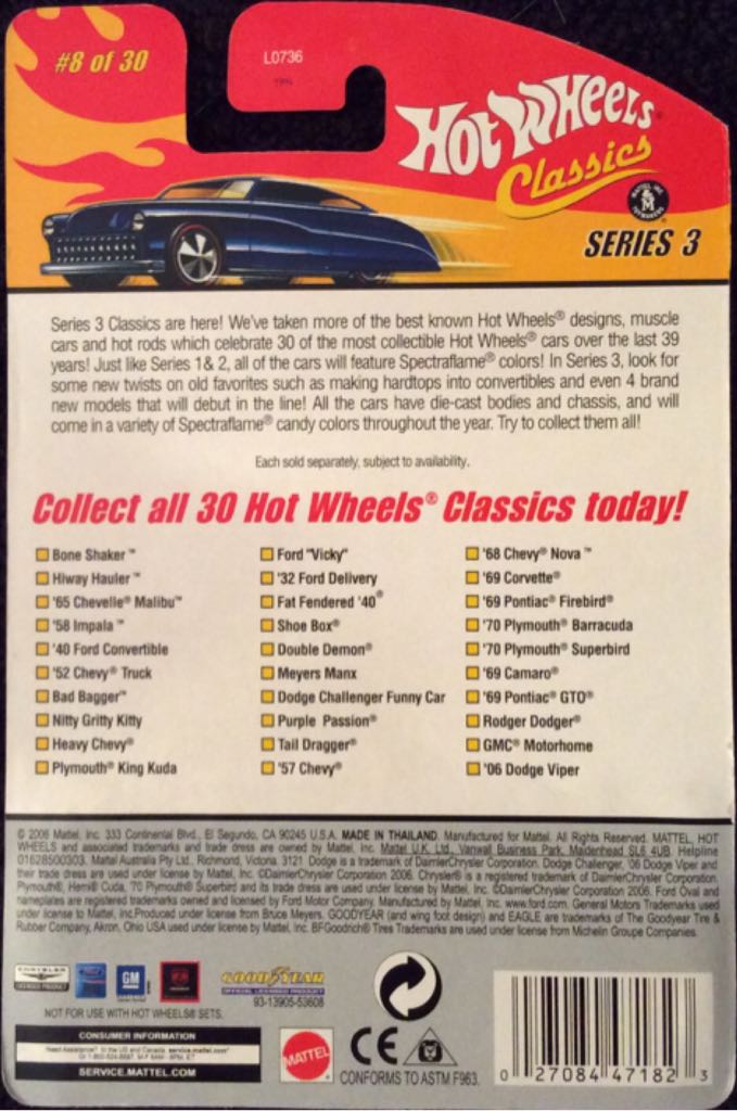 Nitty Gritty Kitty - Hot Wheels Classics Series 3 toy car collectible - Main Image 2