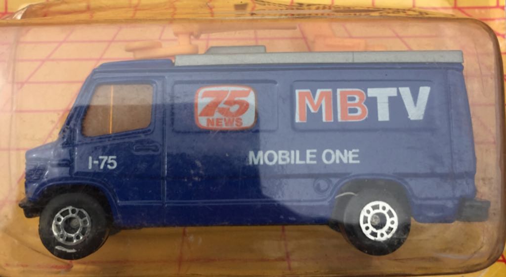 TV News Truck  toy car collectible - Main Image 2