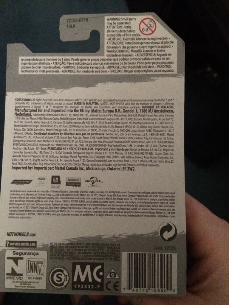 1994 Toyota Supra - Fast & Furious toy car collectible - Main Image 2