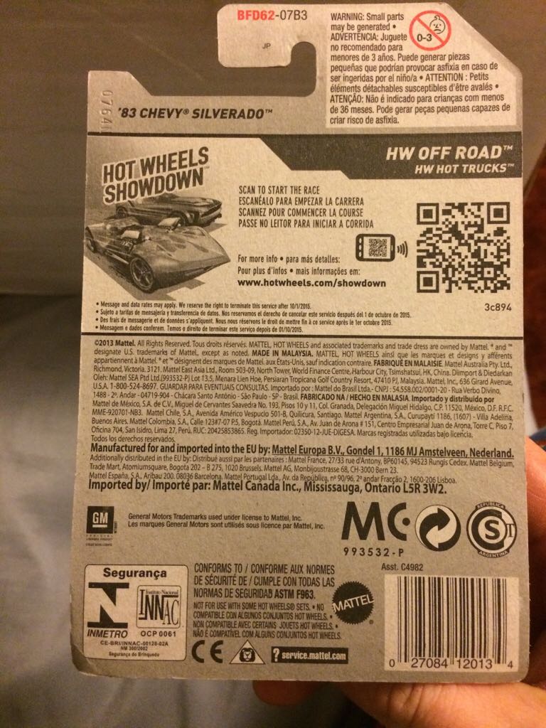 ’83 Chevy Silverado - 2014 HW Off-Road - Hot Trucks toy car collectible - Main Image 2