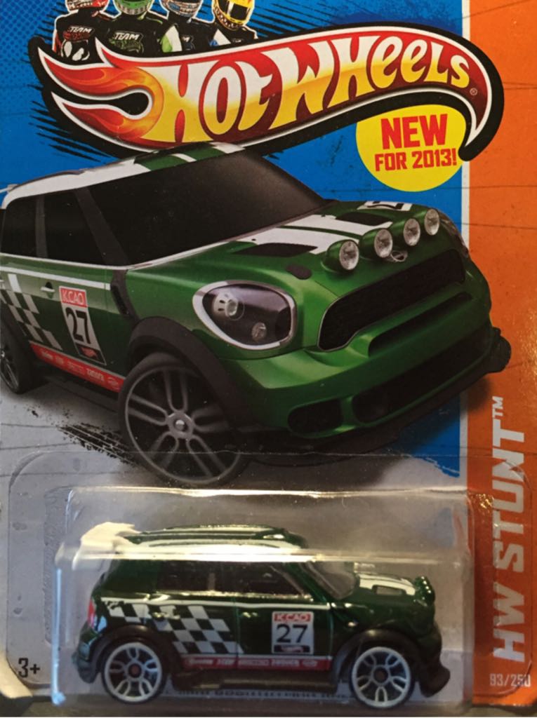 Mini Countryman Rally 2012 - HW Stunt toy car collectible - Main Image 1