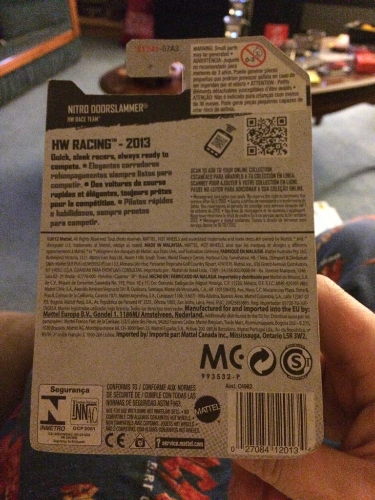NITRO DOORSLAMER®️~HW RACING™️ - 2013-HW RACING™️ toy car collectible - Main Image 2