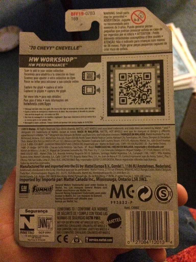 ’70 CHEVY CHEVELLE - 2014 HW Workshop - Performance toy car collectible - Main Image 2