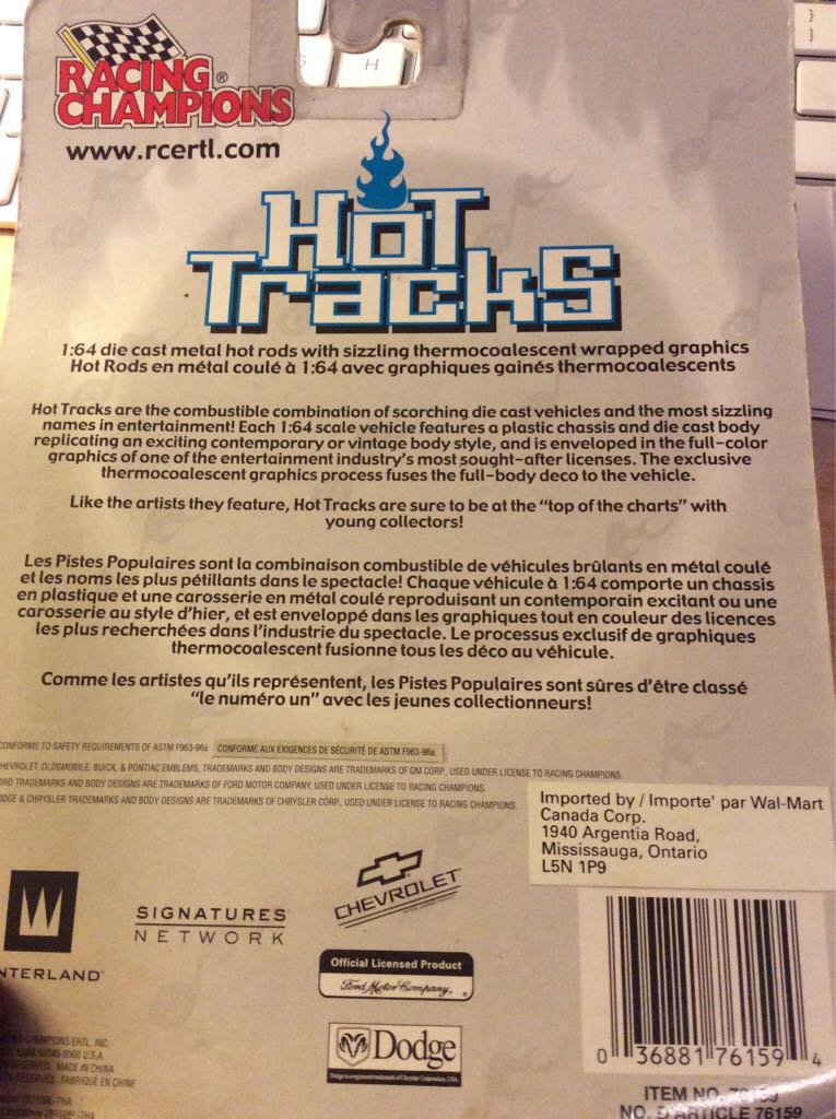 Racing Champions - ’87 Buick - Hot Tracks toy car collectible - Main Image 2