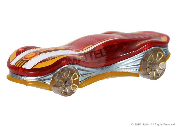 Clear Speeder - 2015 HW Race - X-Raycers toy car collectible - Main Image 2