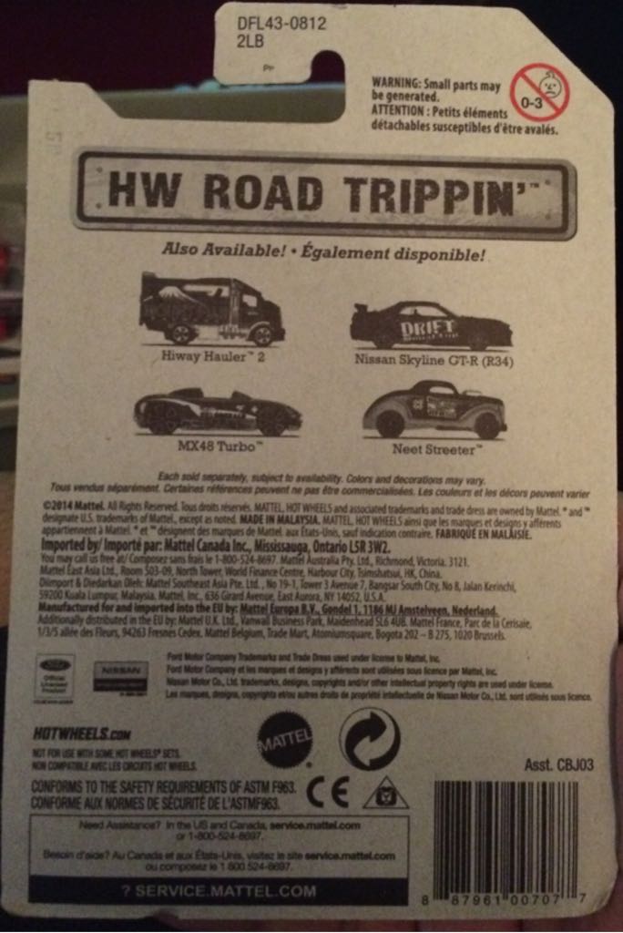 MX48 Turbo - 2015 Road Trippin toy car collectible - Main Image 2