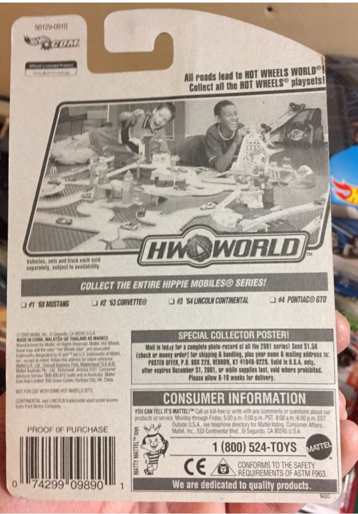 Lincoln Continental ‘64 - ‘01 Hippie Mobiles toy car collectible - Main Image 2