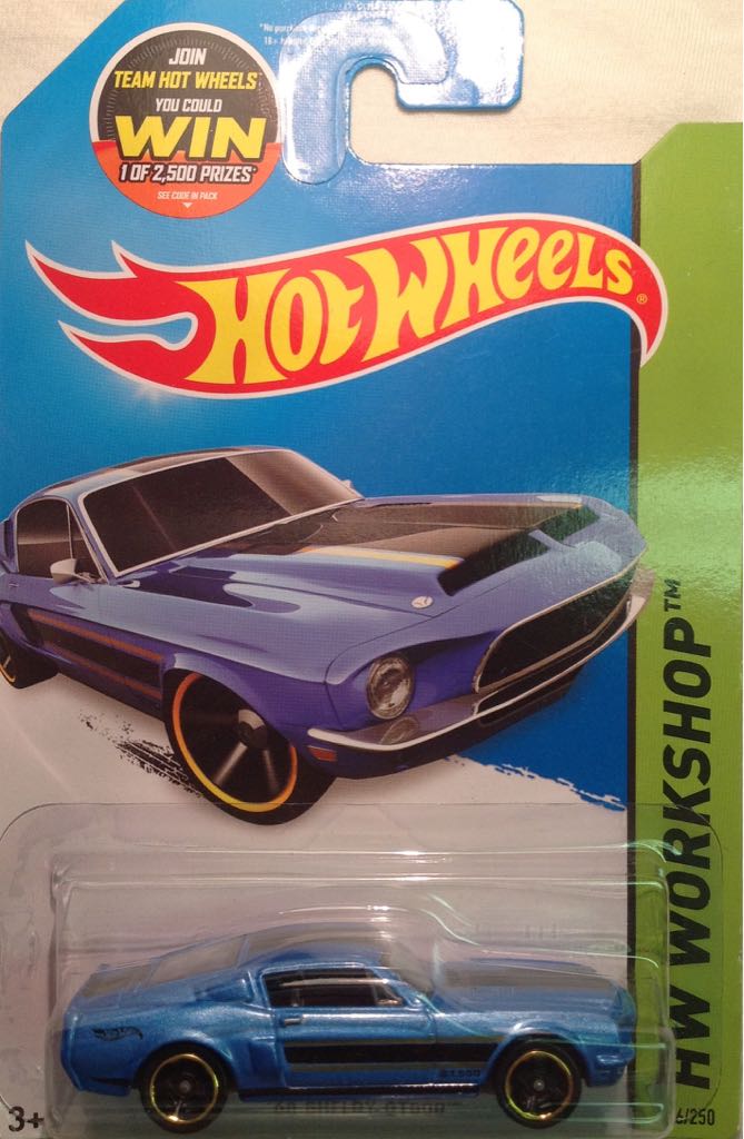 68 Shelby GT500 - HW Workshop (Muscle Mania) toy car collectible - Main Image 1