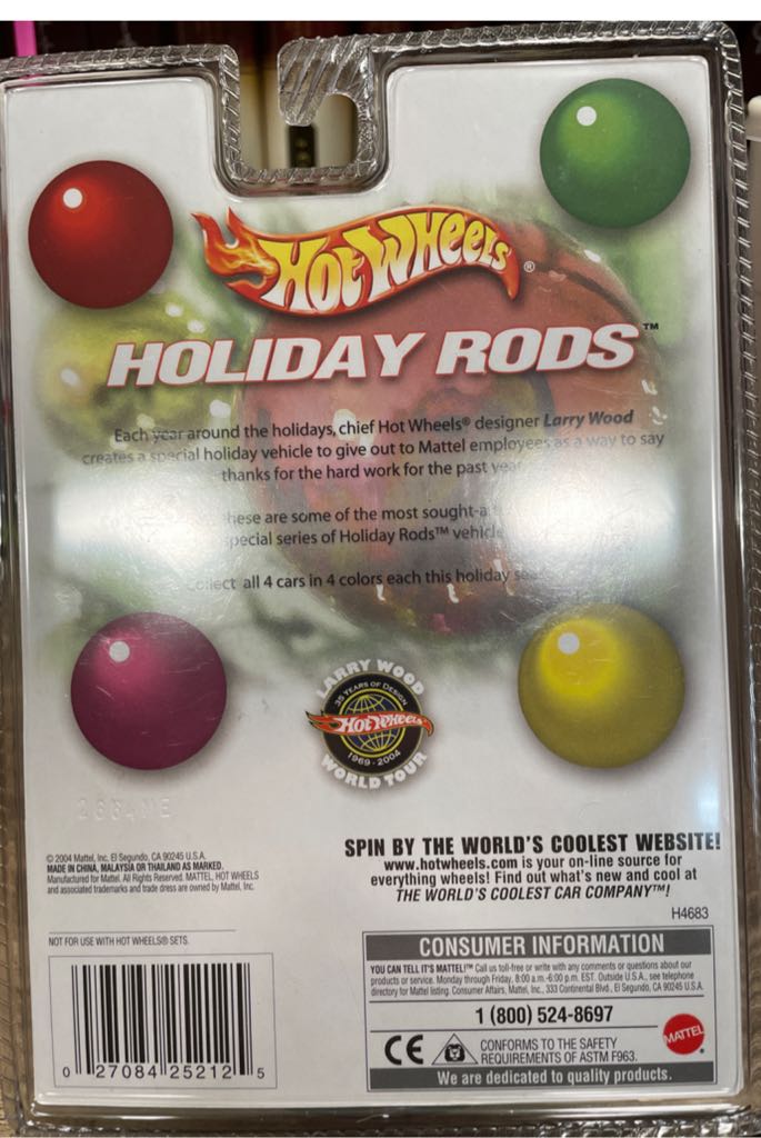 PURPLE PASSION®️~HOLIDAY RODS™️ - 2004-HOLIDAY RODS™️ toy car collectible - Main Image 2