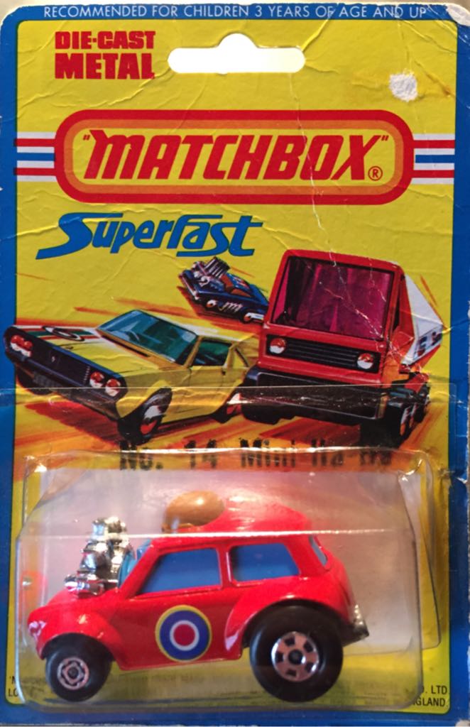 Mini Ha-Ha - Matchbox Superfast toy car collectible - Main Image 1