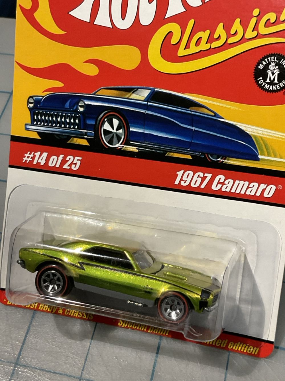 Camaro ‘67 Anti-freeze - Classics - 0025 - 2004 Hot Wheels Classics Series 1 toy car collectible - Main Image 2